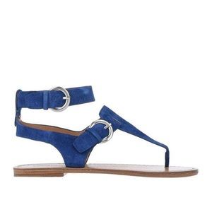 LAST CHANCE NEW Sigerson Morrison Bermuda Sandal in Blue suede